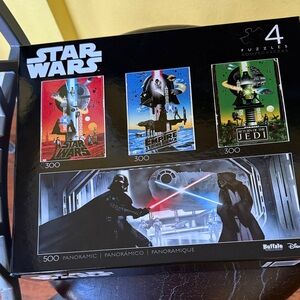 Star Wars Puzzle Box with Red Blue Green Artwork